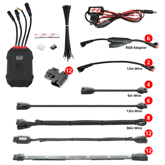 Xkglow AP-MOTO-ADV XKG Moto Light Kits