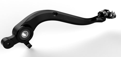 Flo Motorsports MXBP-522BLK Billet Folding Tip Brake Pedal - Black