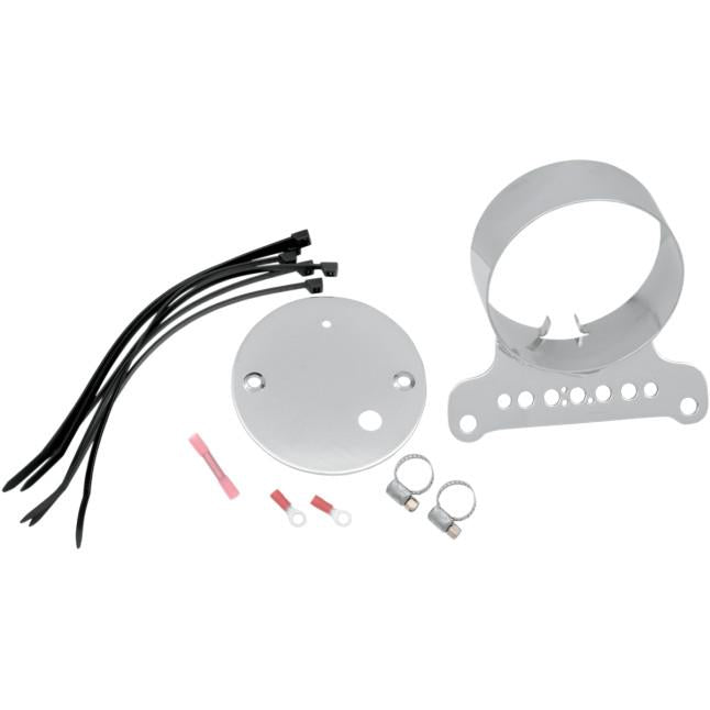 Drag Specialties 2210-0199 Gauge Bracket - Single - Chrome