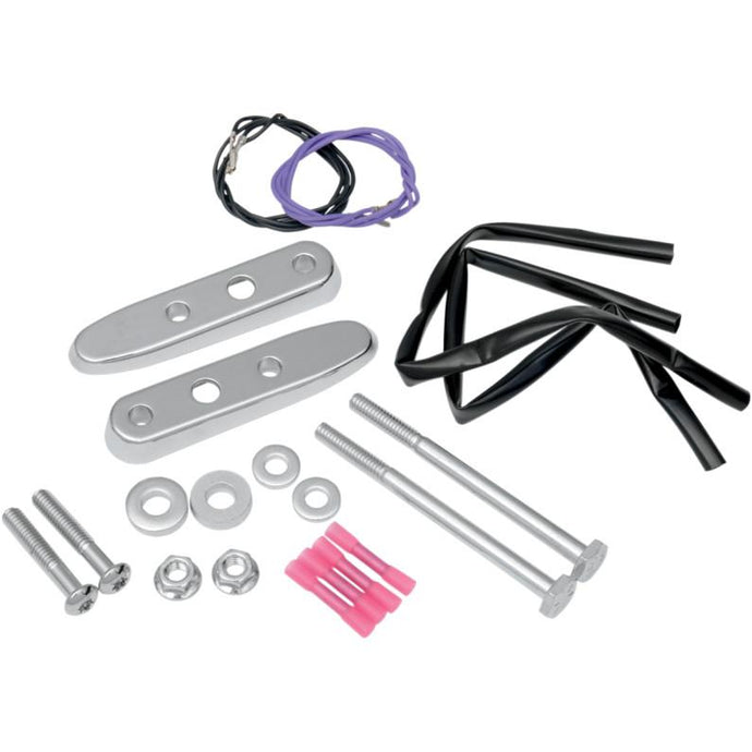 Drag Specialties 2020-0409 Chrome Rear Turn Signal Relocation Kit