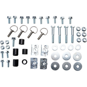 Cycle Visions CV7400B Bagger-Tail Kit for Dyna - Chrome Bag Mounts