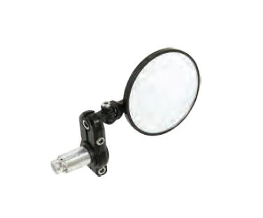 Spi SC-12060 Rear View Mirror with Grip End Mount