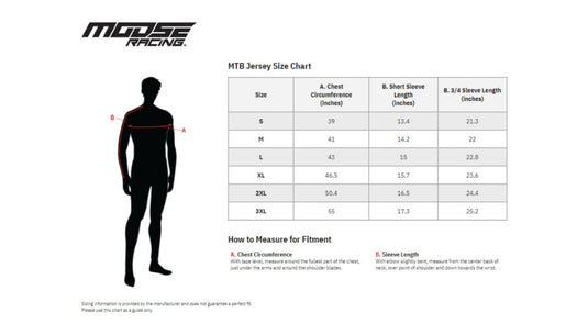 Moose Racing Mountain Bike Jersey (XX-Large, Red/Black)