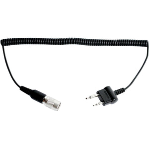 SENA SC-A0117 Two-Way Radio Cable for SR-10 Two-Way Radio Adapter - Midland or Icom Straight Twin-Pin Connector