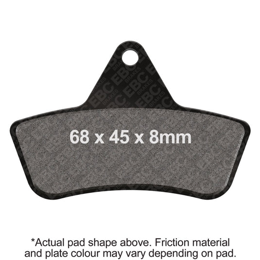Ebc Powersports FA271R EBC R Sintered Brake Pads