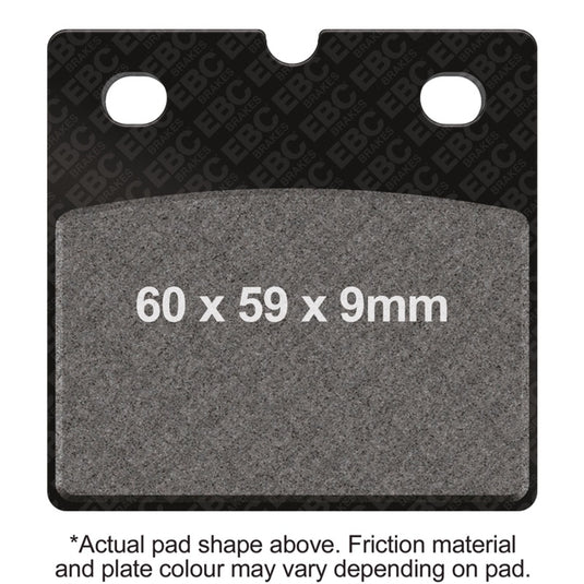 Ebc Powersports FA77V EBC Semi-Sint Vee Brake Pads