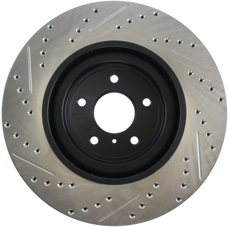 Load image into Gallery viewer, Stoptech 127.42100L ST Slot &amp; Drill Brake Rotors
