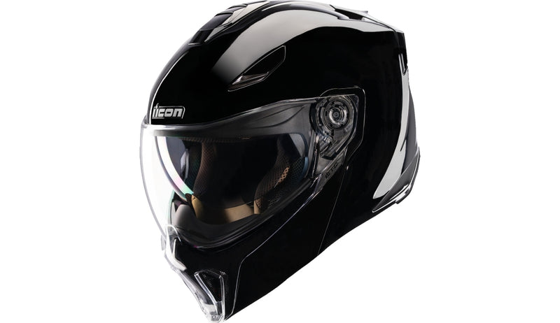 Load image into Gallery viewer, Icon Threshold Solid Helmet (Medium, Glossy Black)
