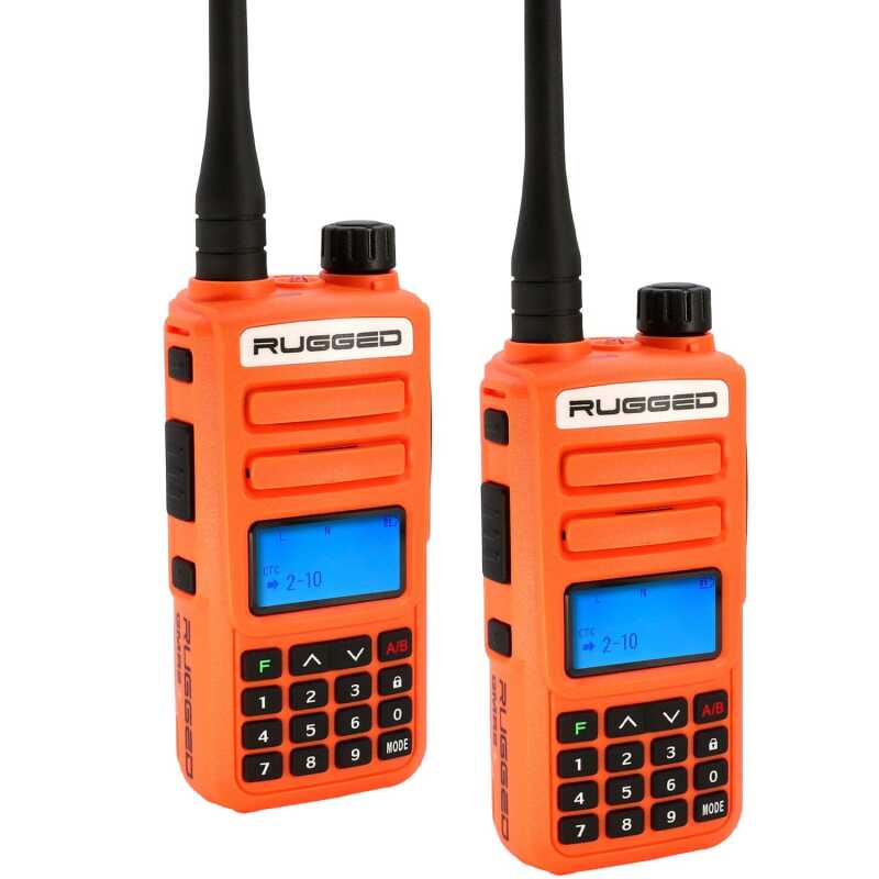 Load image into Gallery viewer, Rugged Radios GMR2-PLUS-2-PACK-ORN RGD Two-Way handheld Radios

