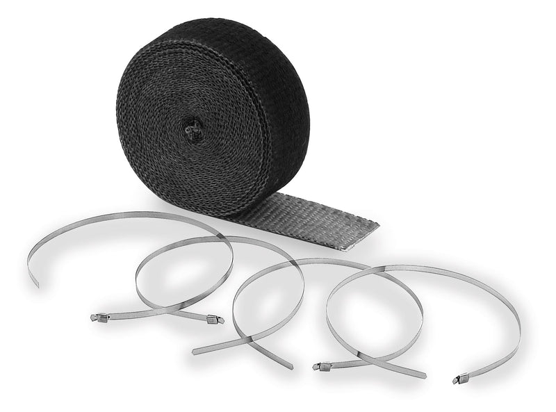 Accel 2002BK High-Temperature Exhaust Wrap Kit - Black - 2in. x 25ft.