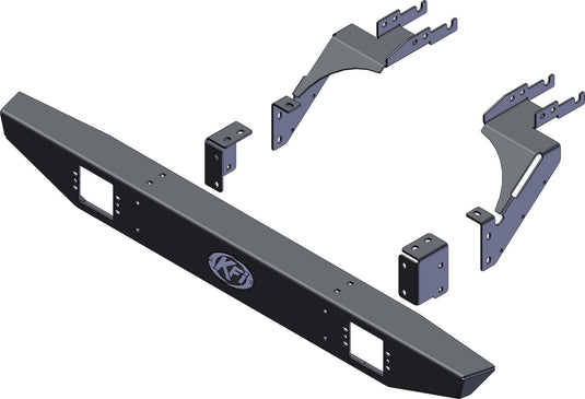 Kfi Products 102080 Rear Double Tube Bumper