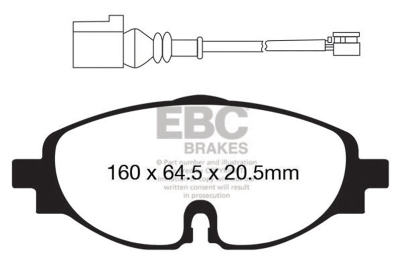 Load image into Gallery viewer, Ebc DP22150 EBC Greenstuff Brake Pad Sets
