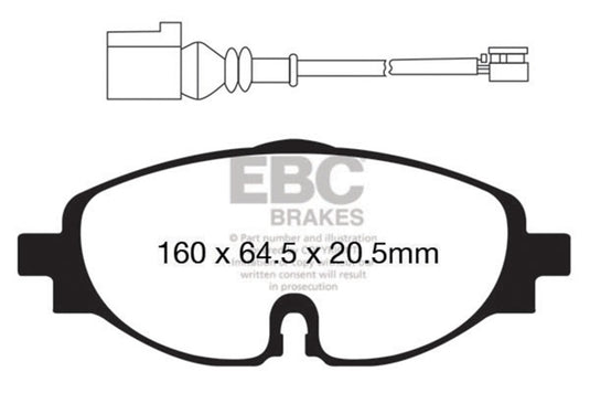 Ebc DP22150 EBC Greenstuff Brake Pad Sets
