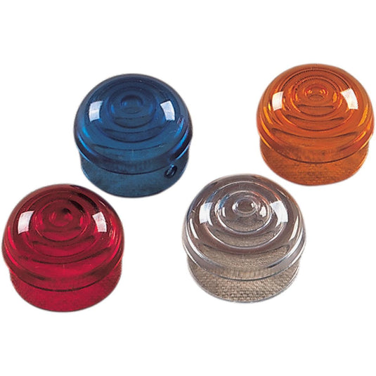 Drag Specialties DS-282042 Replacement Lens for Chrome Marker Lights - Red