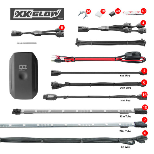 Xkglow XK-UTV-STA XKG Offroad Accent Lights