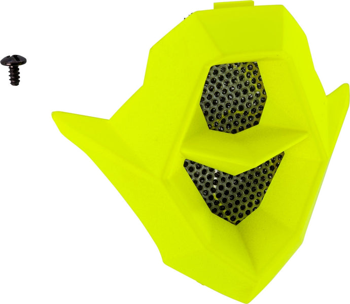 G-Max Mouth Vent for MX-86 Revoke Helmets - Matte Hi-Vis Yellow