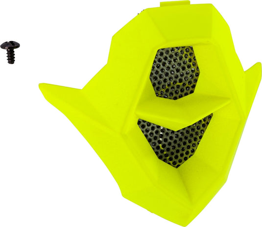 G-Max Mouth Vent for MX-86 Revoke Helmets - Matte Hi-Vis Yellow