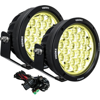 Vision X 9945798 Light Cannon - 6.7in. - Yellow Lens