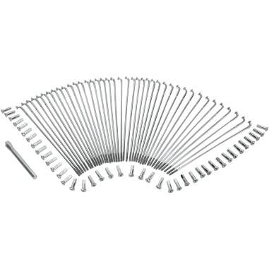 Drag Specialties 0211-0119 Stainless Steel 9 1/2in. Spoke Set  for Drop Center Rim - 21in.