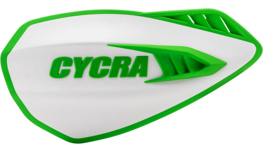 Cycra 1CYC-0056-241 Cyclone Handguards - White/Green