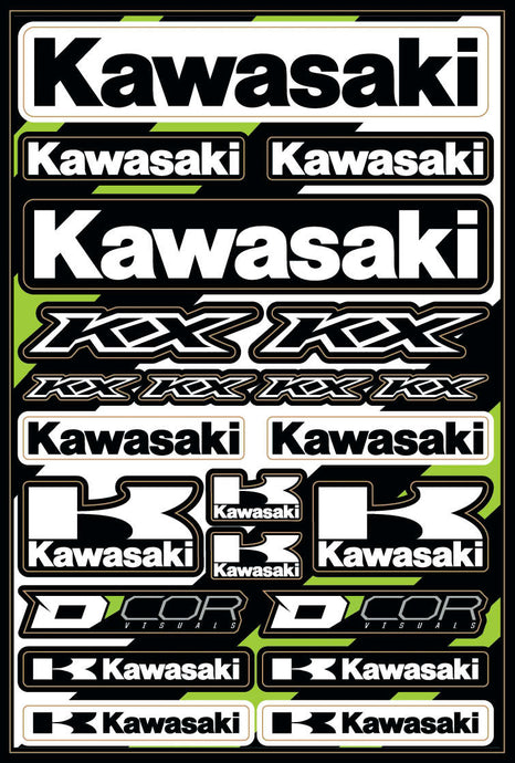 Dcor 40-20-101 Decal Sheet - Kawasaki 2.0