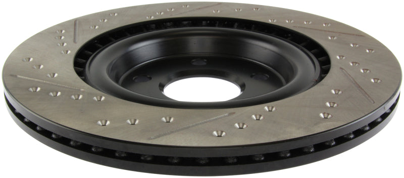 Load image into Gallery viewer, Stoptech 127.33137L ST Slot &amp; Drill Brake Rotors
