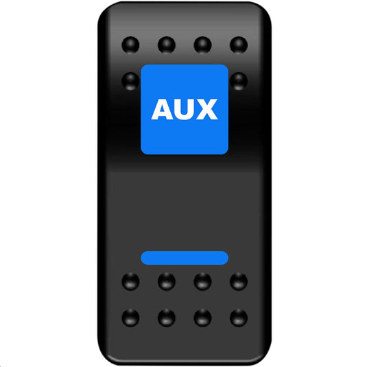 Moose Utility AUX-PWR Auxiliary Rocker Switch - Red