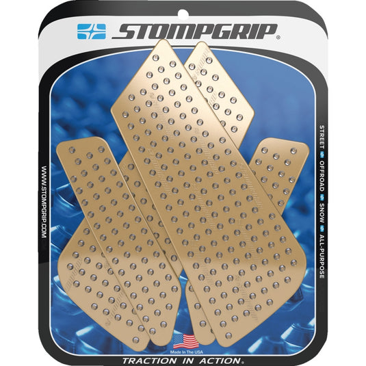 Stompgrip 55-10-0174C Volcano Profile Traction Tank Grip - Street - Clear