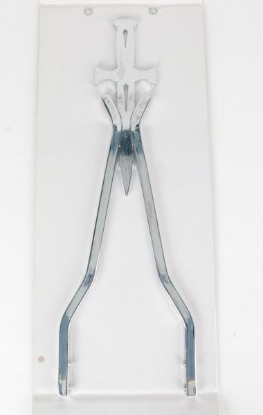 Cycle Visions CV-8029 Sissy Bar Stick - 18in Daggertude Style - Chrome