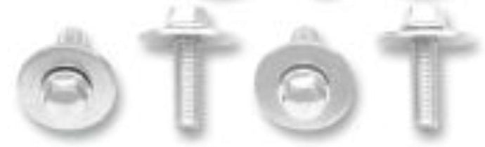 Bolt 024-11620 Hex-Head Flange Nuts with Fender Washers - M6x1.0x20mm