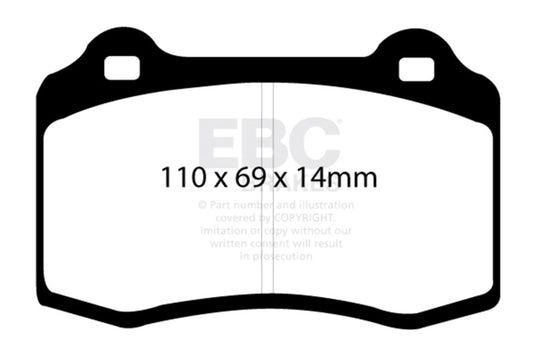 Ebc DP31140C EBC Redstuff Brake Pad Sets