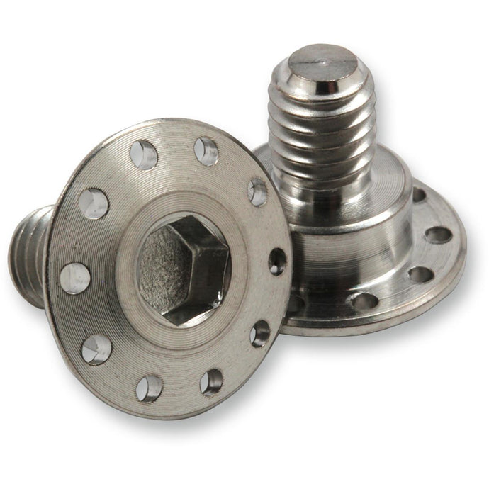 Works Connection 70-610 Shoulder Bolts - 6 x 12mm - Titanum - 4 Pk