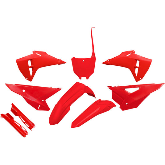 Ufo Plastics HOKIT127F@070 Replacement Plastic Body Kit - Red