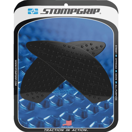 Stompgrip 55-10-0152B Volcano Profile Traction Tank Grip - Street - Black