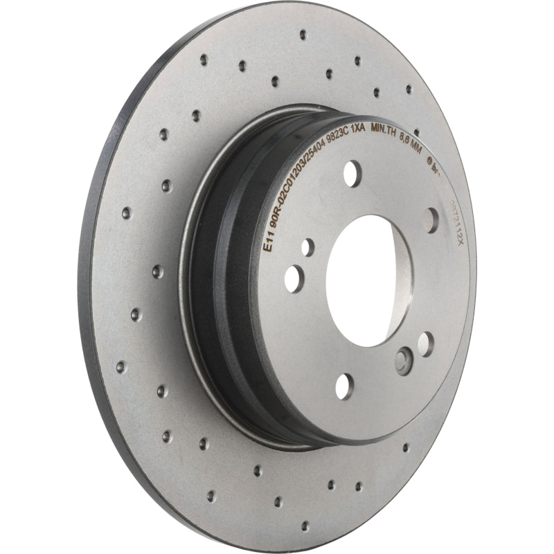 Load image into Gallery viewer, Brembo Oe 08.7211.2X BRE Drilled UV Coated Rotors
