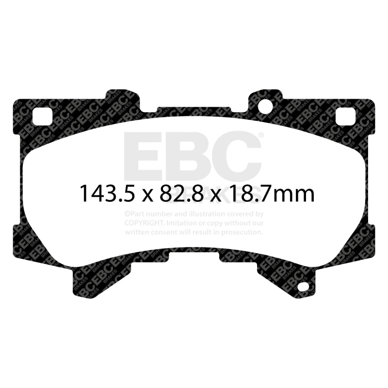 Load image into Gallery viewer, Ebc DP42460R EBC Yellowstuff Brake Pad Sets
