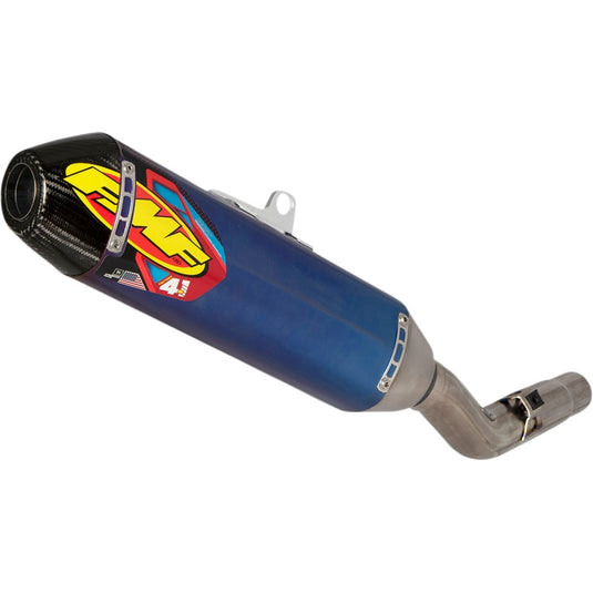 Fmf Racing 041603 Factory 4.1 RCT Slip-On - Blue Anodized Titanium Muffler - Carbon End Cap