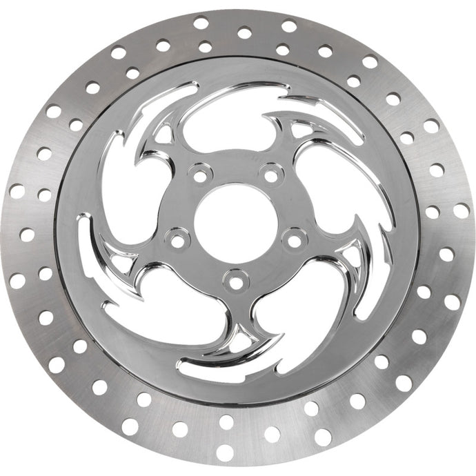 Rc Components ZSSCOG320A-85C-LF2K Savage Floating Brake Rotor - Front Left - Chrome - 320mm