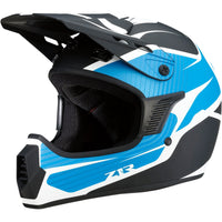 Z1R Rise Flame Child Helmet Blue