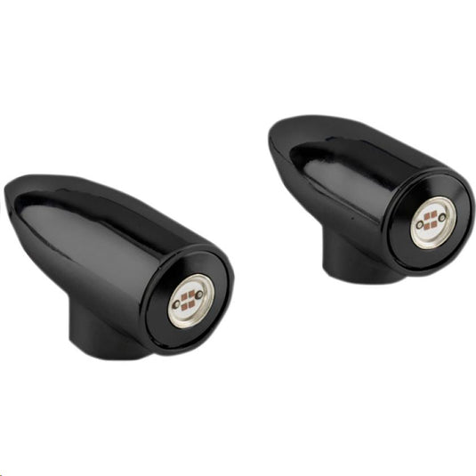 Paul Yaffe Originals PYO:LB-R-BRK-B Lightning Bullet LED Marker Lights - Rear - Gloss Black - Red LED