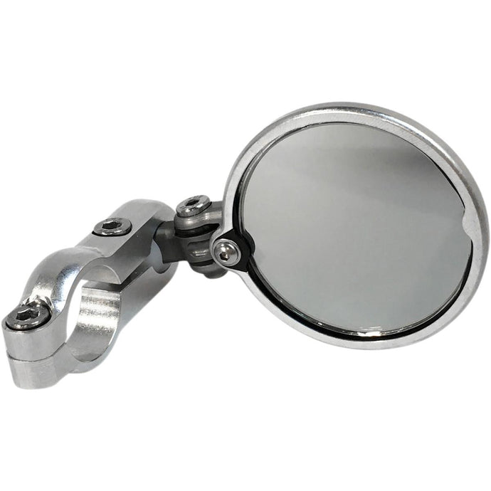 Crg BSLS-201 Blindsight LS (Lane Splitter) Left Side Bar End Mirror - Silver