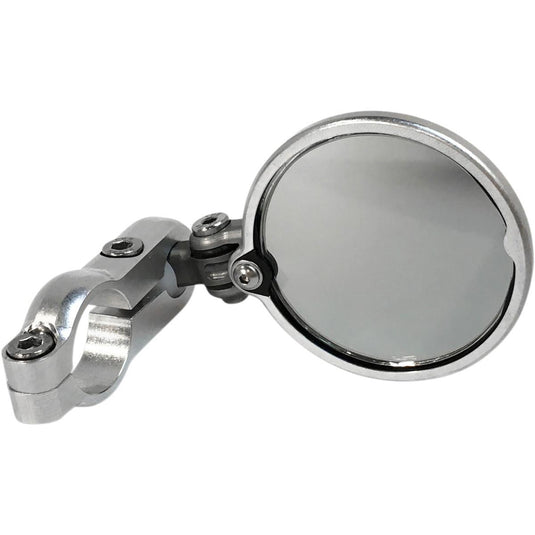 Crg BSLS-201 Blindsight LS (Lane Splitter) Left Side Bar End Mirror - Silver