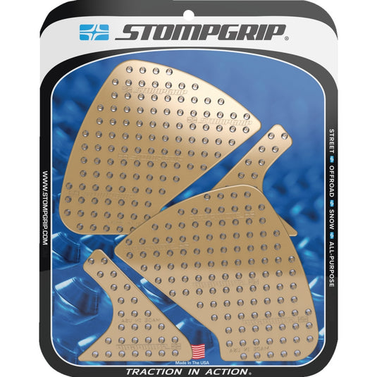 Stompgrip 55-10-0184C Volcano Profile Traction Tank Grip - Street - Clear