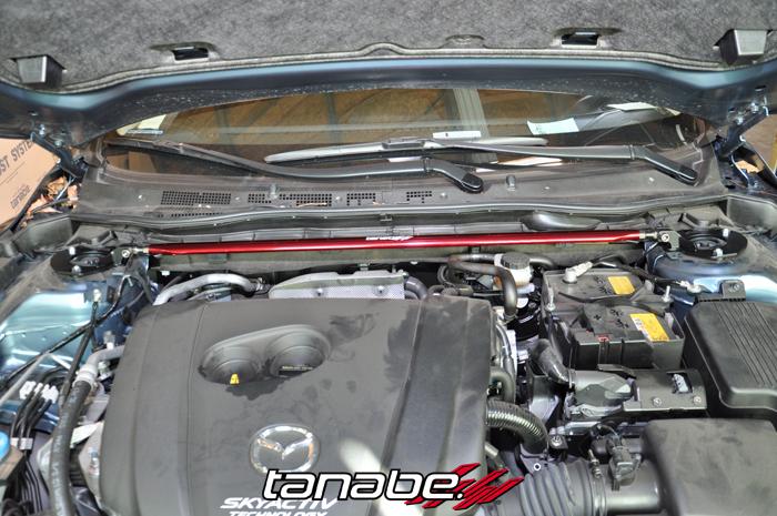 Load image into Gallery viewer, Tanabe TTB173F TAN Strut Tower Bars - Front

