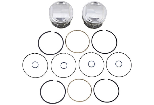 Kb Performance KB425C.030 Cast Piston Kit (88ci., Flat Top) - .030in. Oversize to 3.780in., 8.8:1 Compression