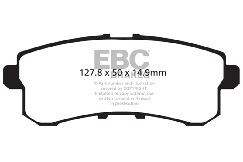 Load image into Gallery viewer, Ebc DP41876R EBC Yellowstuff Brake Pad Sets
