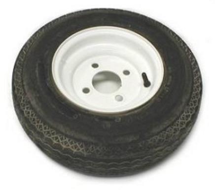 AWC TA2283712-70B480C Bias C/6 Ply, Standard, Trailer Tire/Wheel Kit - 4.80-8 - 5/4.5