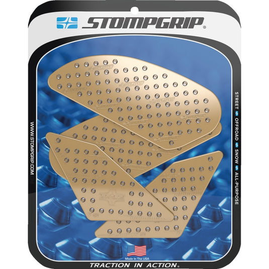 Stompgrip 55-10-0167C Volcano Profile Traction Tank Grip - Street - Clear