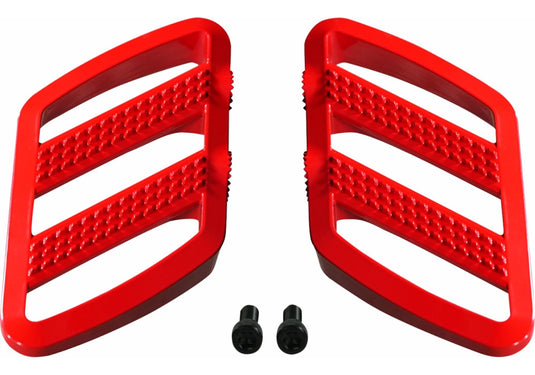 Show Chrome 41-426RD Combat Floorboards - Driver - Red