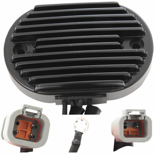 Drag Specialties 2112-1026 Solid-State Regulator - Black